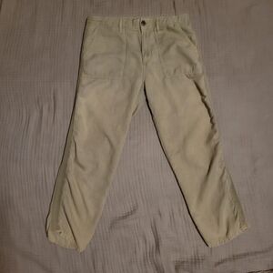 MOTHER Women's Army Green Cropped Pants